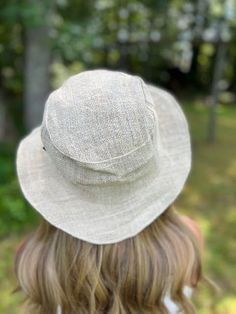 Eco-friendly Hemp Sun Hat - Solid Our hemp sun hat is perfect for any time or anywhere..at the beach, pool, gardening, festival or just hanging around. Solid Color options: Natural or Olive Green Hemp sun hat made from 100% hemp with a soft organic cotton lining, wire brim makes it easy to reshape. Wide brim perfect to protect your head and face from too much sun. This hat is lightweight and flexible so that can be folded for easy carrying. Easily gets back in shape 100% Hemp Adult size - availa Natural Bucket Hat For Spring Outdoor, Spring Natural Color Bucket Hat For Outdoor, Spring Outdoor Natural Bucket Hat, Eco-friendly Woven Sun Hat For Spring, Natural Bucket Hat With Short Brim For Outdoor, Adjustable Natural Bucket Hat For Beach, Natural Bucket Hat With Curved Brim For Outdoor, Adjustable Natural Bucket Hat For The Beach, Lightweight Eco-friendly Sun Hat For Spring