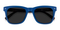 Atlantic Blue & Warm Tortoise square sunglasses available in variety of colors to match any outfit. These stylish full-rim, large sized plastic sunglasses include free single-vision prescription lenses, a case and a cleaning cloth. Blue Square Frame Sunglasses With Tinted Lenses, Blue Mirrored Lenses Square Frame Sunglasses, Blue Square Frame Sunglasses With Mirrored Lenses, Classic Blue Sunglasses With Uv Protection, Modern Blue Rectangular Sunglasses, Blue Rectangular Sunglasses For Summer, Blue Gradient Lens Plastic Sunglasses, Trendy Blue Polarized Sunglasses, Modern Blue Plastic Sunglasses