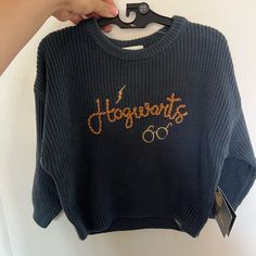 Harry Potter Toddler Sweater Hogwarts Blue Hufflepuff Sweater, Harry Potter Sweater, Embroidery Sweater, Toddler Sweater, Embroidered Sweater, Hogwarts, Kids Shirts, Sweater Top, Shirts Tops