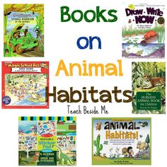 books on animal habitats teach beside me