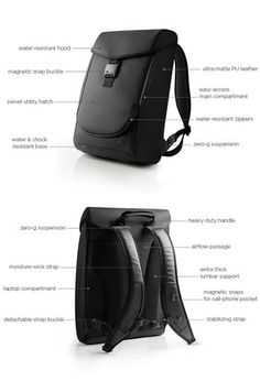 Zero-g Weight-Reducing Backpack - Best Lightweight Carry On Luggage Functional Leather Backpack With Anti-theft Pocket, Functional Leather Backpack, Functional Leather Travel Backpack, Waterproof Business Backpack, Functional Leather Anti-theft Backpack, Waterproof Leather Standard Backpack, Waterproof Leather Travel Backpack, Leather Backpack With Functional Pockets And Practical Style, Leather Backpack With Functional Pockets