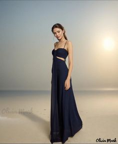 Olivia Mark - Stunning and Sensual Evening Gown with Intricate Cut-outs, Waist-revealing Design, and Multiple Color Options Flowy Long Sleeve Dress, Loungewear Dress, Home Dress, Striped Cardigan, Loose Dress, Dress With Cardigan, Multiple Color, Lace Design, 50's Dress