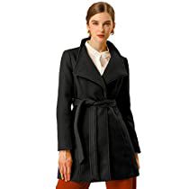 Check this out! Longline Coat, Classic Trench Coat, Timeless Wardrobe Staples, Casual Outerwear, Anorak Jacket, Belted Coat, Red Lip, Woman Standing, Coat Black