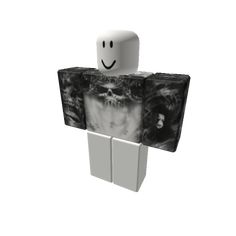 a white and black cube with a smiling face on it's head, in front of a white background