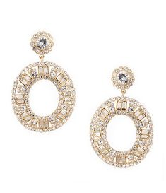 bridal accessories: Women's Jewelry | Dillard's Chic Metal Jewelry With Ring Detail, Elegant Jeweled Hoop Jewelry, Party Jewelry With Bling, Glamorous Round Jewelry With Sparkling Stones, Chic Metal Jewelry For Anniversary, Sparkling Metal Jewelry For Formal Occasions, Formal Sparkling Metal Jewelry, Chic Formal Jewelry Ring, Chic Oval Metal Jewelry