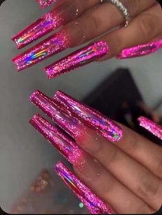 Follow for more❤️ barbie nails, nail art idea,summer nails 2023, summer chrome nails, summer acrylic nails, nails ideas, nails design, nails acrylic,pointy tip nails,acrylic nails,short quince nails, summer nails 2023 gel long, summer nails 2023 gel, nails idea summer, classy summer nails, summer nails trendy, summer nails inspo, summer nails almond, simple summer nails, classy bridal nails,Graduation nail pictures, pink nails, back to school nails, halloween nails, prom nails, long nails, Nicki Minaj Concert Nails, Long Glitter Acrylic Nails, Cute Bling Nails, Xxxl Nails, Baddie Bling Nails, Long Coffin Nails