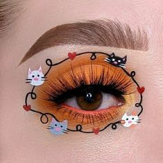 Shiny Makeup, Makeup Ojos, Eye Makeup Images, Halloween Eye Makeup, Face Paint Makeup, Face Art Makeup