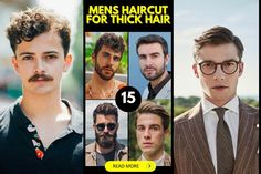 Thick hair in men is often envied as it opens up a plethora of styling options that can define a man's look and style. With the right cut, thick hair can be transformed into a fashion statement that resonates with personality and charm. This guide walks through various hairstyles that are perfect for men with thick hair, ranging from the effortlessly casual to the meticulously groomed. The Rugged Waves Embodying the carefree spirit, the rugged waves are an exemplary match for the thick-haired Medium Length Wavy Hair, Haircuts Short