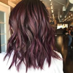 Vivid Hair Color For Pale Skin, Low Maintenance Hair Color Winter, Chocolate Mauve Hair, Estate Soft, Mauve Hair, Wave Spray, Temporary Hair Dye, Chocolate Hair