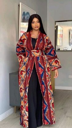 Kimono Styles, Ankara Tops, Modern Kimono