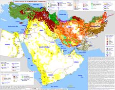 a map with different colored areas in the middle and one area on the far side