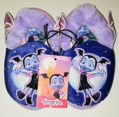 Slippers DISNEY Vampirina GIRLS Size 7-8 NEW You are purchasing the item shown in the photos so please take a look and make sure it fits all of your needs. I will always combine shipping. When all listings are paid for I will pack and mail and refund your savings via original payment method. Some larger and/or breakable items can't be shipped with other items because of fragility or that it can actually make shipping higher because of the size of the box. We love taking fair offers so don’t hesi Slippers Disney, New You, Take A, Size 7, Take That, Novelty Christmas, Christmas Ornaments