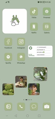 the green theme on this phone is very attractive and clean, it's easy to use