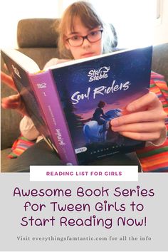 If you have a young book fan in the house, you won't want to miss checking this list of awesome book series for tween girls that is sure to grow their love of discovery and reading! Follow the link to find out more! | book series for girls | recommended reading for girls | summer reading for girls | book ideas for kids | must read book series | adventure book series | fantasty book series | funny book series | girls 9 | girls 10 | girls 11 | girls 12 | bücher für mädchen | #booksforkids #reading Outdoor Activities For Kids, Indoor Activities For Kids, Books For Boys, Jokes For Kids, Adventure Book, Best Books To Read, Chapter Books