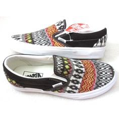 Vans Women's Classic Slip On Fair Isle Brown Woven Textile Shoes Nib. (U.S.) Brand New In Women's Sizes. (U.S.) Vans Women's Classic Slip On "Fair Isle" Brown/Multi Woven Shoes. Brand New With The Original Box. (Vans Style # Vn0a5jmhbf0) Super Comfortable! Textile In Material. These Shoes Are A Must Have For The Vans Fan & Perfect For Wearing All Year Round. The Sole Is Made With High Quality Rubber For A Nice Cushion When You Walk. Guaranteed Authentic As Always! Get Them Here Shipped To Your D White Textile Slip-ons With Round Toe, White Textile Round Toe Slip-ons, White Vans Slip-ons With Round Toe, Vans Slip-ons With Round Toe For Spring, White Textile Flat Slip-ons, Woven Shoes, Vans Style, Shoes Brand, Womens Vans