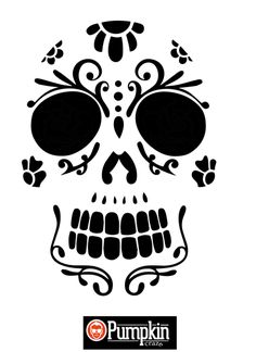 a black and white image of a skull