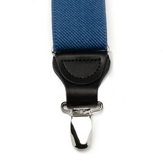 Look to tradition to create a modern, yet sophisticated style. Our Blue Clip Suspenders are designed to provide support without sacrificing comfort. The expert craftsmanship of our leather crosspatch suspenders do not restrict movement and will remain in place without slipping or having to adjust. Suspenders add a unique and versatile look that can be dressed up with a suit, or dressed down with jeans and a blazer. Classic Adjustable Belt With Leather Strap, Adjustable Leather Belts And Suspenders For Business, Classic Belts And Suspenders With Adjustable Straps For Work, Classic Adjustable Belts And Suspenders For Work, Adjustable Belts And Suspenders For Workwear, Button Suspenders, Bar Studs, Tie Bar, The Expert