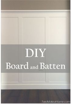 the diy board and batten sign is displayed on an instagramtion page