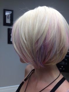 #perfect#pixie#pastels#best#hairdresser#ct Shorter Hairstyles, Lob Hair, Peekaboo Hair Colors, Best Hairdresser, Best Bobs, Bob Hair Color, Peekaboo Hair, Bob Haircuts For Women, Lob Hairstyle