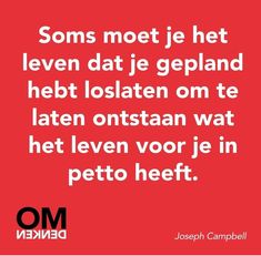 a red background with white text that reads, some met je het leveren date gepland