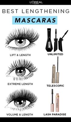 Best Lengthening Mascara, Loreal Paris Makeup, Natural Make Up Looks, Lash Lifting, Smink Inspiration, Mascara Tips, Makijaż Smokey Eye, Natural Make Up, Best Mascara