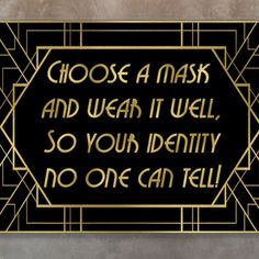 a sign that says, choose a mask and wear it well so your identity no one can tell