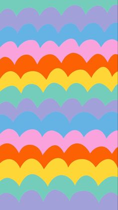 a multicolored background with wavy lines