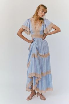 Spell Ocean Gown | Free People Western Baby Shower Dress, Baby Shower Dress For Mom, Dress For Mom, Baby Shower Dress, Dresses Sundresses, Western Baby, Florence Welch, Best Summer Dresses, Shower Dresses