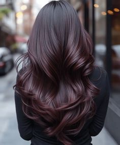 Top 51 Fall Hair Colors for Dark Hair: Bold & Beautiful Ideas Nightshade Hair Color, Hair Color Fair Skin Blue Eyes, Subtle Hair Color For Black Hair, Dark Maroon Hair, Trending Dark Hair, Hair Colors For Dark Hair, Dark Hair Colors, Maroon Highlights, Natural Hair Fall