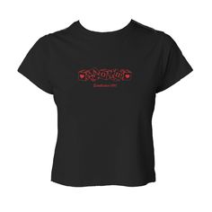 Black baby tee with embroidered graphics. Women's fit. Our model is wearing size small. 100% cotton. Black Sorority, Sorority Shirt, Roll The Dice, Black Baby, Baby Tee, Sorority, Size Small, Black, Design