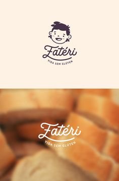 the logo for father's bread company is shown in this image, and it appears to be made out of sliced bread