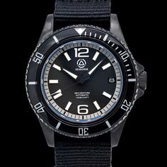 BLACK (WATCH) FRIDAY SALE! NOW $100 OFF FOR HOLIDAY 2021 -- LIMITED STOCK The classic Sea Venture with a modern twist -- the Tactical Edition has a matte black PVD coated marine-grade 316L stainless steel case with a black/gray/white colorway. Maybe you're a spy, or a fisherman, a hunter, an accountant, or a businessman -- whatever it is you do -- you'll be cooler with this watch. The Sea Venture is a super-cool automatic watch with marine-grade 316L stainless steel case, sapphire crystal (with Classic Black Wear-resistant Watch, Black Tactical Watch With Analog Display, Tactical Black Watches With 10atm Water Resistance, Black Tactical Watch With 10atm Water Resistance, Black Tactical Watches With 10atm Water Resistance, Black Automatic Watches For Outdoor Activities, Black Tactical Outdoor Watch, Functional Black Shock Resistant Watches, Functional Black Watches For Everyday Use