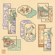 Illustration Art Style, Illustrative Tattoo, My Strengths, A Quiet Life, Keep Working, Quiet Life, Chinese Architecture, Flash Art, Tattoo Design Drawings