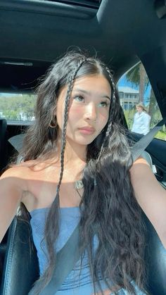 Baddie Hairstyles Long Hair, Braided Hairstyles Latina, Cute Long Hair Styles, Latina Braids Hairstyles, Latina Hairstyles, Pjo Dr, Κούρεμα Bob, Latina Hair, Hair Tea