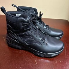 Adidas Mens Black Terrex Unity Leather Mid Gz3325 Rain Ready Hiking Shoes Sz 13 Brand: Adidas Department: Men Size: 13 Color: Black Type: Athletic Style: Sneaker Style Code: Gz3325 Pattern: Solid Theme: Outdoor Shoe Shaft Style: Mid Top Closure: Lace Up Features: Comfort, Adjustable Occasion: Activewear Seasons: All Season Condition: New Without Box I Offer Discounts For All Return Customers. - Jvs Sneaker Style, Athletic Style, Adidas Mens, Mid Top, Athletic Fashion, Outdoor Shoes, Hiking Shoes, Black Adidas, Adidas Shoes