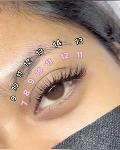 Big Eyes Lash Extensions, Lashes Extensions Ideas, Lash Extensions Ideas Natural, Lash Map Natural Clusters, Eyelash Styles Chart, Small Fake Lashes, Lash Extensions On Small Eyes, Natural Lash Clusters Map, Simple Lash Map