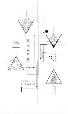 an architectural drawing with different shapes and sizes