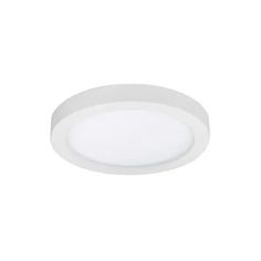 a white ceiling light on a white background