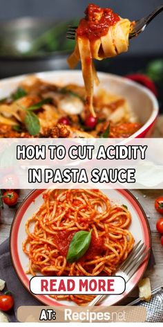 how to cut acidity in pasta sauce and read more at the recipe list below