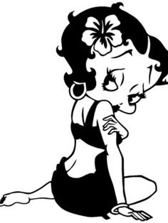 Black And White Betty Boop, Betty Boop Pfp, Betty Boop Aesthetic, Faerie Aesthetic, Love Is Cartoon, Angel Wings Tattoo