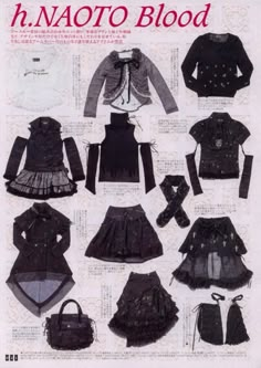 H Naoto, J Fashion, Harajuku Fashion, Clothes And Accessories, Gothic Lolita, Lolita Fashion, Goth Fashion, Japanese Fashion, Gothic Fashion