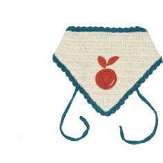 Beautiful hand-crocheted hair bandana featuring a red apple and a cerulean blue trim and tie. A fun and charming accessory that will add a unique touch to your little one's outfit. Made in Peru with love. | Wild Wawa | Crochet Bandana, Apple (Cream, One Size) | Maisonette collects the best children’s products from around the world (unlike Zulily, Etsy, The Tot, Farfetch Kids, Childrensalon, Crate and Kids, Kohls, Wayfair, Buy Buy Baby, Nordstroms, Mini Boden, J.Crew Factory, or PotteryBarn Kids) Wild Wawa, Hair Bandana, Apple Cream, Crochet Bandana, Cerulean Blue, Bandana Hairstyles, Blue Trim, Buy Buy, Buy Buy Baby