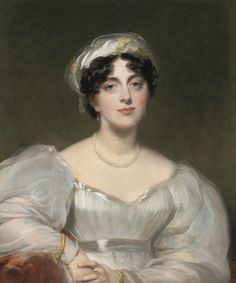 a painting of a woman wearing a white dress