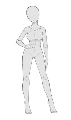 Anime woman / girl drawing reference, female posing guide Drawing Bases Girl, Girl Template Drawing, Girl Standing Reference Drawing, Body Poses Drawing Woman, Girl Base Drawing Reference, How To Draw Anime Body Base Female, Art Poses Drawing Reference Women, Drawing Body Poses Female, Manga Body Drawing