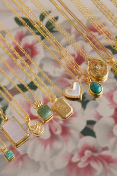 Immortalize your story with our Locket Necklaces 🤍 Featuring four unique locket designs that can hold your favorite photo and treasured mementos your way. Bring good luck wherever you go in life with our Jade Necklace. The square pendant and dazzling green Jade gemstone will be the standout in your layered necklace set. The beauty of nature and of living beings is beautifully appreciated in our Pearl Hummingbird Necklace. The oval pendant with an outline of a small bird perched on leaves and branches is vintage inspired and dainty. Unique Locket, Hummingbird Necklace, Locket Design, Layered Necklace Set, Jade Necklace, Square Pendant, Monogram Necklace, Oval Pendant, Timeless Jewelry