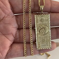 Impeccable And Finely Made 10kt Yellow Gold Necklace 10kt Real Gold. Not Plated. Not Filled. Api229223 Length: 24 Inches Comes With Gift Box *All Items Are Certified 100% Real Gold And Stamped In Accordance To Its Karat. You Can Have It Check With Your Local Pawnshop To Have It Tested. Gold Rectangular Curb Chain Necklace, Luxury Cuban Link Jewelry For Gift, Luxury Cuban Link Jewelry As Gift, Luxury Cuban Link Jewelry Gift, Gold Luxury Custom Necklace For Anniversary, Classic Gold Custom Necklace Tarnish Resistant, Classic Gold Custom Necklace, Tarnish Resistant, Luxury Gold Curb Chain Jewelry, Luxury Yellow 14k Gold Necklaces