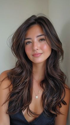 Asian Women Hair Color Ideas, Asian Brown Hair Color, Dark Skin Aesthetic, Asian Hair Color Ideas, Haircolor 2024 Women, Hair Color For Asian Skin, Hair Color For Morena Skin, Hair Color For Tan Skin