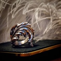 it's a timeless adornment that transcends trends. Feather Ring, Next Chapter, The Next, 925 Sterling Silver