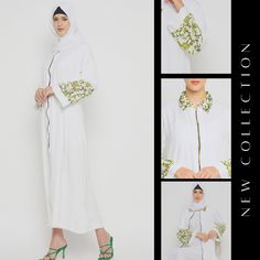 Experience everyday elegance in our White Abaya, featuring delicate sleeve embroidery and crafted from soft Nida matte fabric. With free-flowing sleeves, side pockets, and a modest, plain design, it offers comfort and versatility for regular use, making it ideal for Islamic women seeking both style and modesty in their attire.

#abaya #hajj #umrah #whiteabaya #modestfashion #muslimahfashion