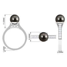 Product Details Embrace elegance with our beautifully crafted Solitaire Ring, featuring a Round Shape Tahitian Pearl in a prominent Bead Setting. The mesmerizing Tahitian Pearl Ring is accentuated by Round Diamond Stones and intricate Milgrain Detailing, creating an exotic and unique piece that will undoubtedly make any womans day truly extraordinary. Product Information SKU SHP-RINGS122047037 Width 8 mm Height 8 mm Weight 3.68 gm (Approximate) TAHITIAN PEARL INFORMATION No.of Stones 1 Pieces To Tahitian Pearl Ring, Solitaire Setting, Ring With Diamond, 18k Yellow Gold Ring, Ring Crafts, Signature Jewelry, Tahitian Pearls, Timeless Jewelry, Conflict Free Diamonds